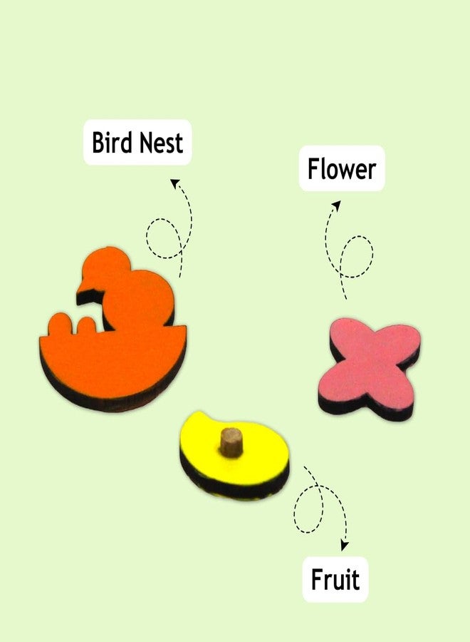 تالي لعبة تركيب أجزاء شجرة تالي بيد | 9 قطع | لعبة تعليمية ممتعة | تعليم الطفولة المبكرة | مثالية للتعليم المنزلي | لعبة تعليمية للأطفال الصغار ومرحلة ما قبل المدرسة - Image 4